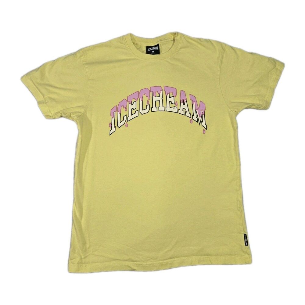 Mens IceCream Short Sleeve T Shirt Large Ice Cream